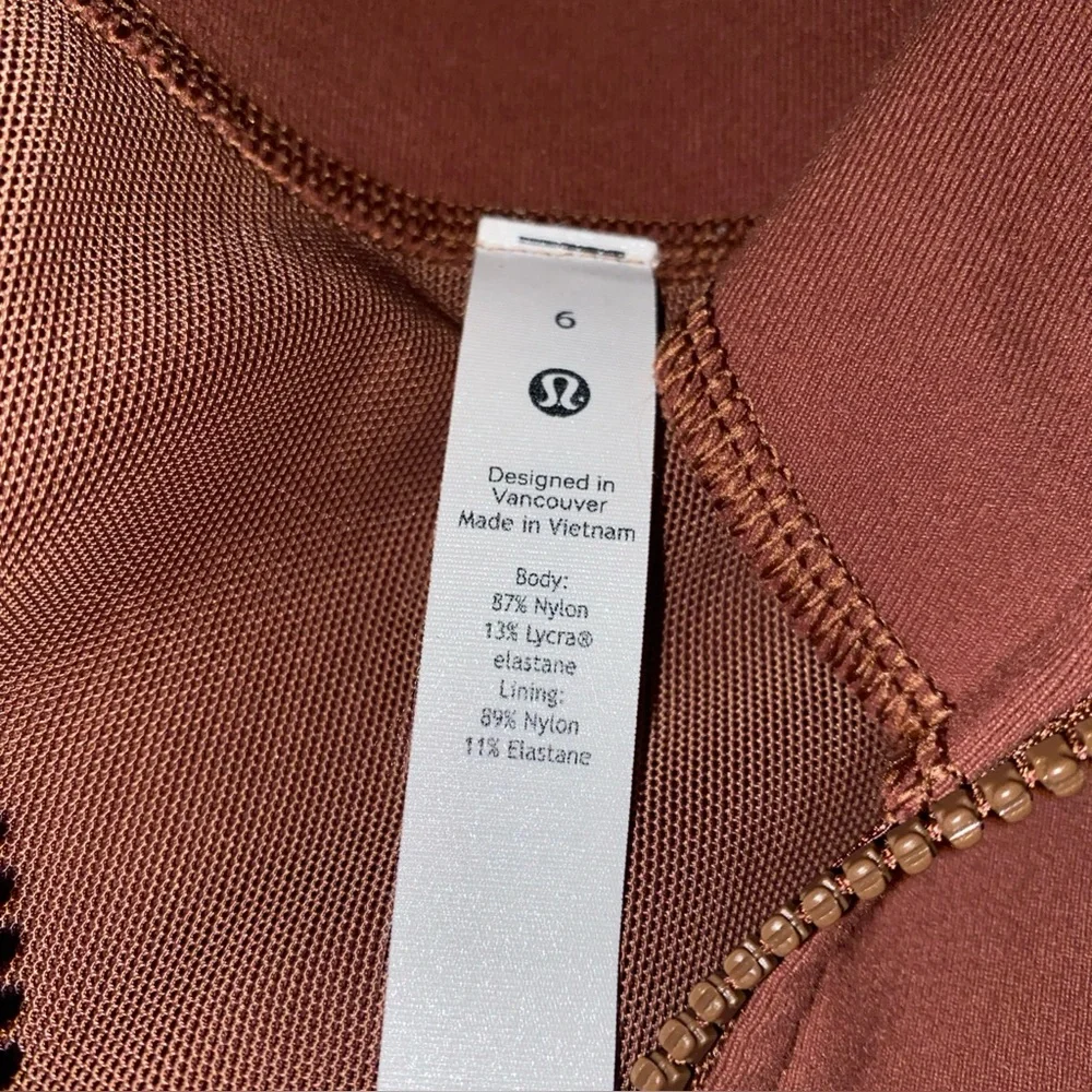 Lululemon Define Jacket Women’s Size 6 Brown - Picture 4 of 13